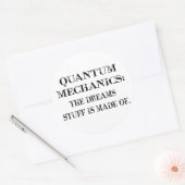 Quantum Mechanics Ronde Sticker (Envelop)
