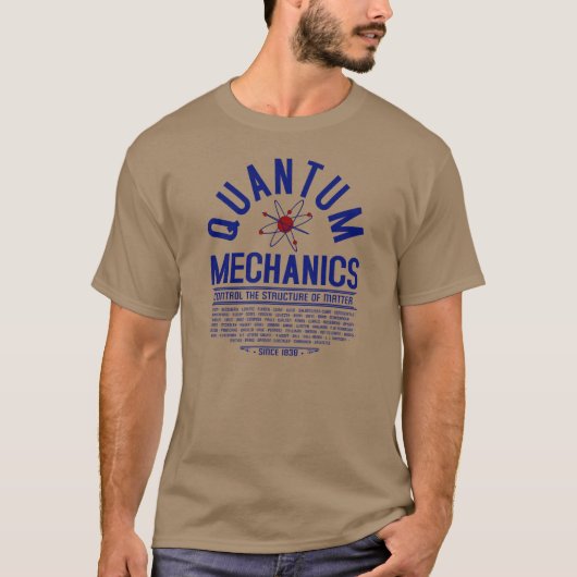 Quantum Mechanics T-shirt (Voorkant)