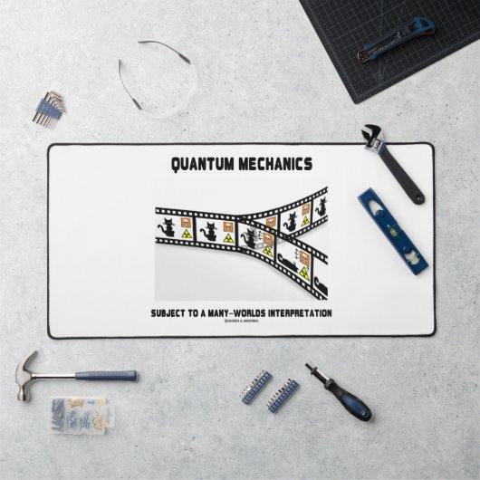 Quantum Mechanics Vele werelden Interpretatie Bureaumat (Werkstation)