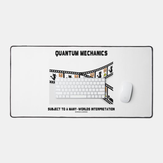 Quantum Mechanics Vele werelden Interpretatie Bureaumat (Keyboard & Muis)
