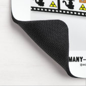 Quantum Mechanics Vele werelden Interpretatie Muismat (Hoek)