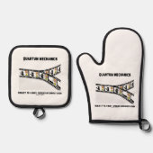 Quantum Mechanics Vele werelden Interpretatie Ovenwant & Pannenlap Set (Voorkant)