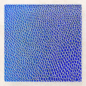 "Quantum Mesh" Glazen Onderzetter (Voorkant)