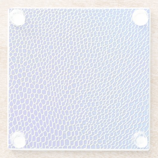 "Quantum Mesh" Glazen Onderzetter (Achterkant)