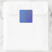 "Quantum Mesh" Vierkante Sticker (Tas)