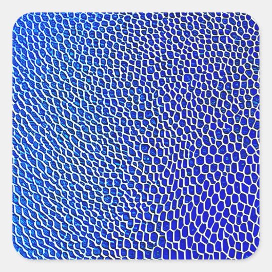 "Quantum Mesh" Vierkante Sticker (Voorkant)