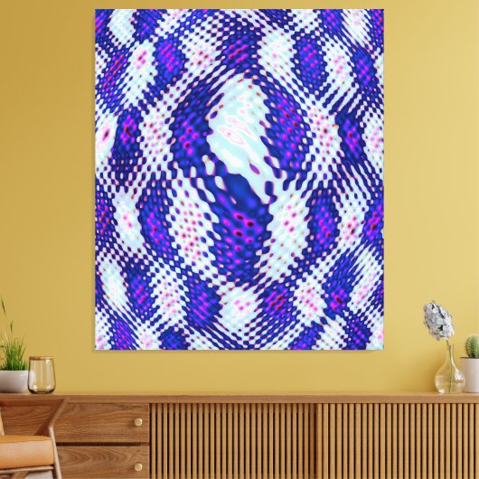 Quantum Nebula Formation Design  Canvas Afdruk (Insitu (Woonkamer))