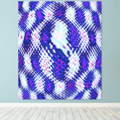 Quantum Nebula Formation Design  Canvas Afdruk (Insitu (Houten vloer))