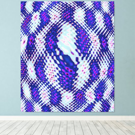 Quantum Nebula Formation Design  Canvas Afdruk (Insitu (Houten vloer))