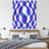 Quantum Nebula Vormgevingsontwerp Canvas Afdruk (Insitu (Slaapkamer))