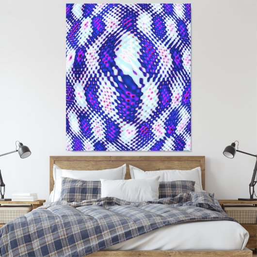 Quantum Nebula Vormgevingsontwerp Canvas Afdruk (Insitu (Slaapkamer))