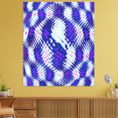 Quantum Nebula Vormgevingsontwerp Canvas Afdruk (Insitu (Woonkamer))