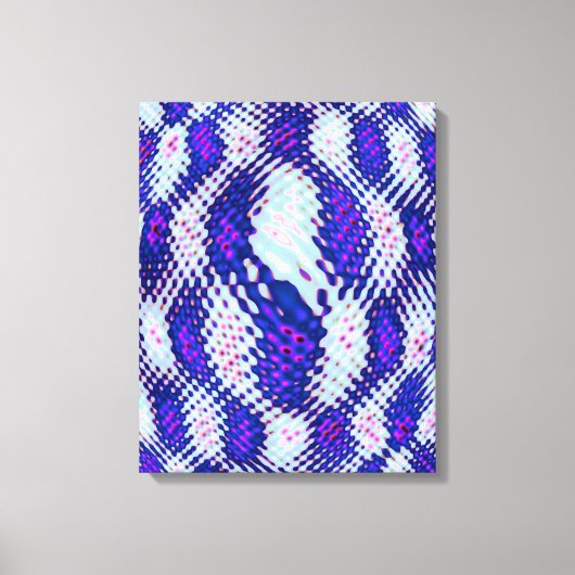 Quantum Nebula Vormgevingsontwerp Canvas Afdruk (Voorkant)