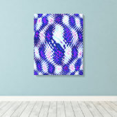 Quantum Nebula Vormgevingsontwerp Canvas Afdruk (Insitu (Houten vloer))