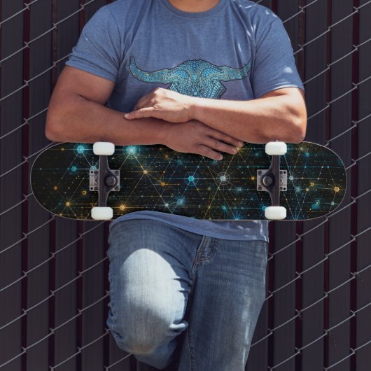 Quantum Nexus Network 3D Persoonlijk Skateboard (Buiten 3)