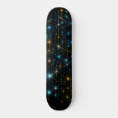 Quantum Nexus Network 3D Persoonlijk Skateboard (Voorkant)