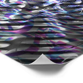Quantum Orbitale Art Nouveau Patroon Poster (Hoek)