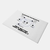 Quantum Physicists Uitzicht Matter Zeer serieus Deurmat (Schuin)