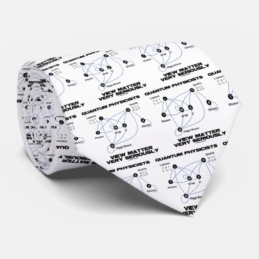 Quantum Physicists Uitzicht Matter Zeer serieus Stropdas (Opgerold)