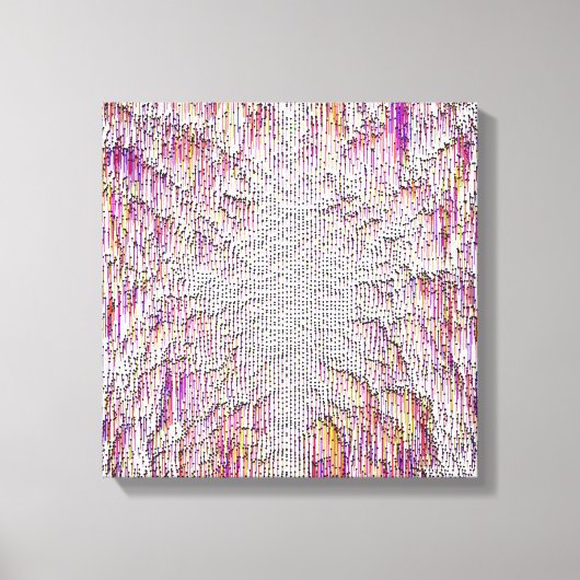 Quantum Physics Colorful Design  Canvas Afdruk (Voorkant)