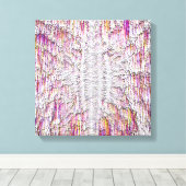 Quantum Physics Colorful Design  Canvas Afdruk (Insitu (Houten vloer))