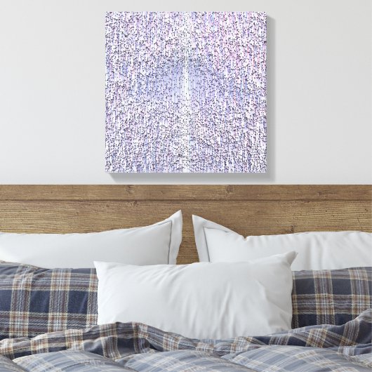 Quantum Physics Geometric Pattern  Canvas Afdruk (Insitu (Slaapkamer))