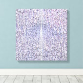 Quantum Physics Geometric Pattern  Canvas Afdruk (Insitu (Houten vloer))