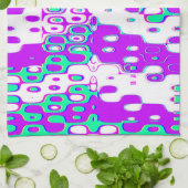 Quantum Physics Geometric Pattern  Theedoek (Gevouwen)