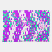 Quantum Physics Geometric Pattern Theedoek (Horizontaal)