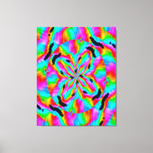 Quantum Physics Liquid Kinetic Painting Canvas Afdruk (Voorkant)