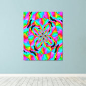Quantum Physics Liquid Kinetic Painting  Canvas Afdruk (Insitu (Houten vloer))