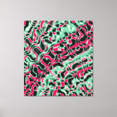 Quantum Physics Liquid Kinetic Painting  Canvas Afdruk (Voorkant)