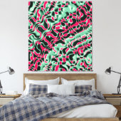 Quantum Physics Liquid Kinetic Painting  Canvas Afdruk (Insitu (Slaapkamer))