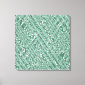 Quantum Physics Liquid Kinetic Painting  Canvas Afdruk (Voorkant)