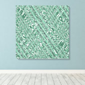 Quantum Physics Liquid Kinetic Painting  Canvas Afdruk (Insitu (Houten vloer))