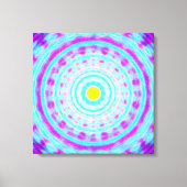  Quantum Physics Mandala Pattern  Canvas Afdruk (Voorkant)