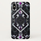Quantum prisma: violette kernontsteking Case-Mate iPhone case (Achterkant)