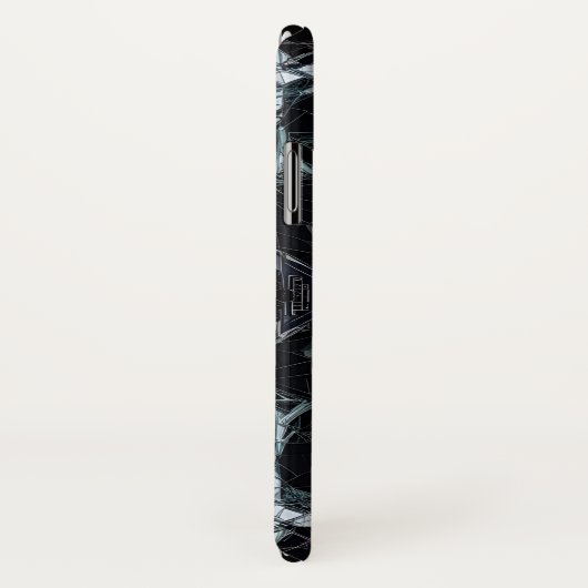 Quantum prisma: violette kernontsteking Case-Mate iPhone case (Achterkant / rechts)