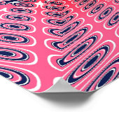 Quantum Ramanujan Tunnels Geometrisch Patroon Poster (Hoek)
