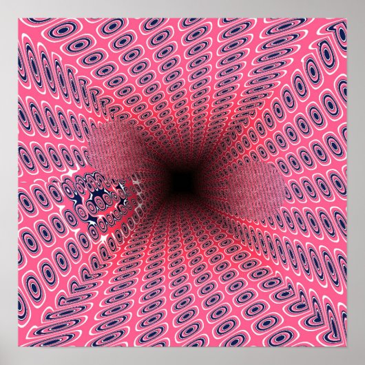 Quantum Ramanujan Tunnels Geometrisch Patroon Poster (Voorkant)