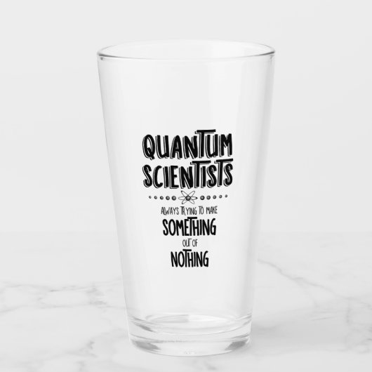 Quantum Scientist Glas (Voorkant)