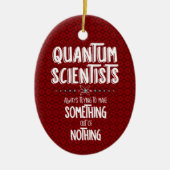 Quantum Scientist Keramisch Ornament (Voorkant)