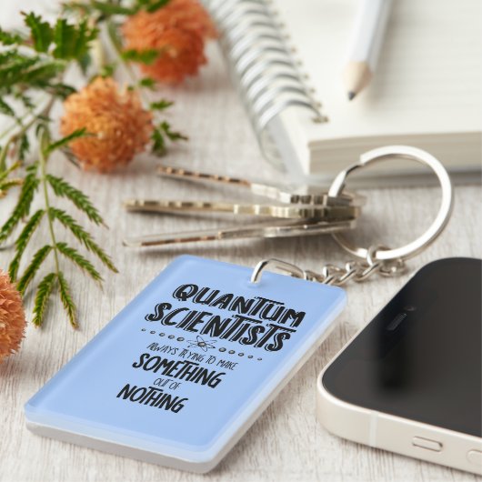 Quantum Scientist Sleutelhanger (Voorkant Rechts)