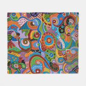 Quantum Strands Fleece Deken (Voorkant (Horizontaal))