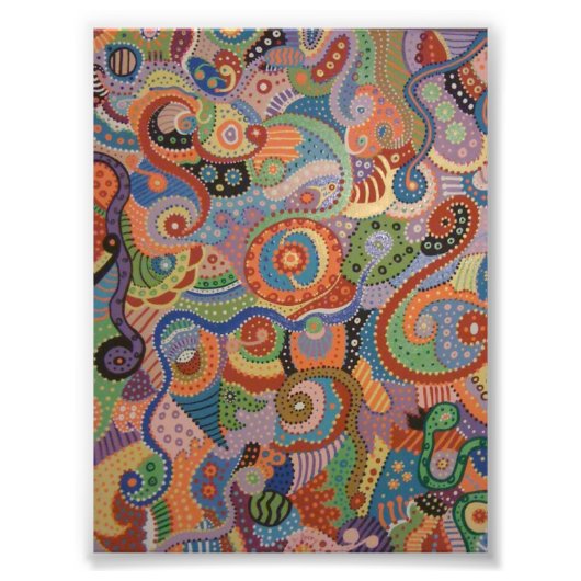 Quantum Strands Foto Afdruk (Voorkant)