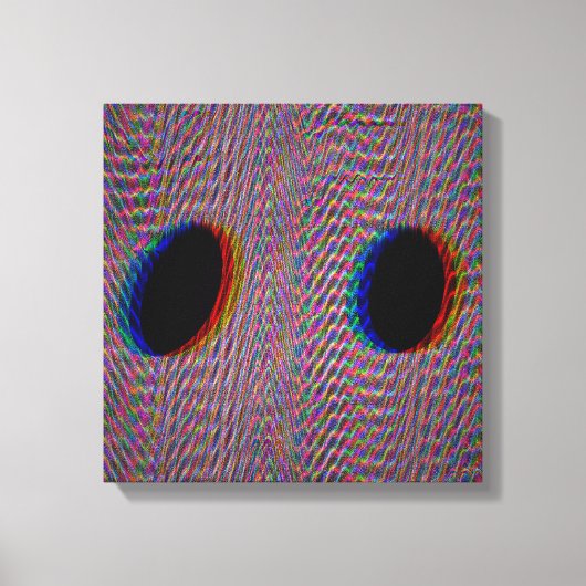 Quantum Stroomveld Canvas Afdruk (Voorkant)