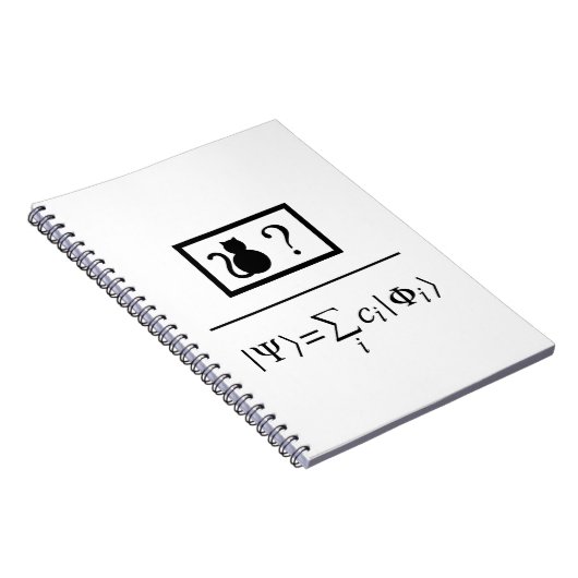 Quantum Superpositie Notitieboek (Rechterzijde)