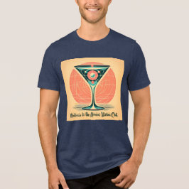 Quantum Verstrengeling Atomic Martini Club Cocktai Tri-Blend Shirt