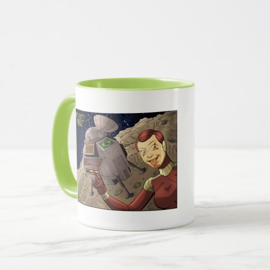 Quantum Vibe Nicole in Space Two Tone Mok (Voorkant links)