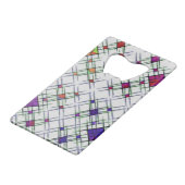 Quantum Weave Bottle Opener Creditkaart Flessenopener (Voorkant Gekanteld)